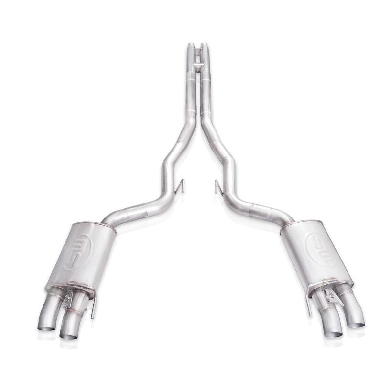 Stainless Works 2015+ Ford Shelby GT350 Legend Factory Connect H-Pipe Catback Exhaust w/Valves GT350CBHFCL Main Image