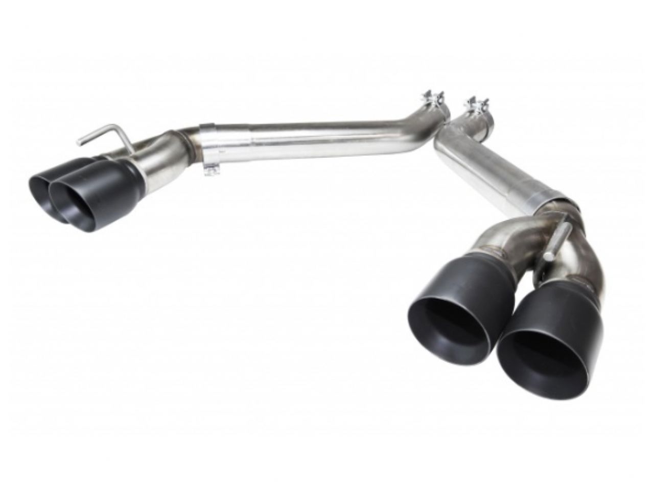 Kooks 3" Axle Back Muffler Delete Exhaust System with Black Quad TipsFactory