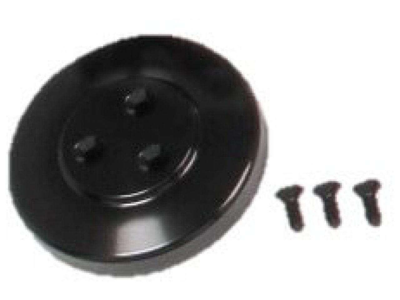 Holley SD7 Compressor Pulley Cover Black