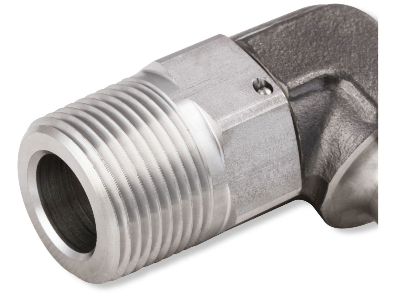 Earl's 90 Degree Hose Barb w/ Swivel. 5/8" Hose, 1/2" NPT Male