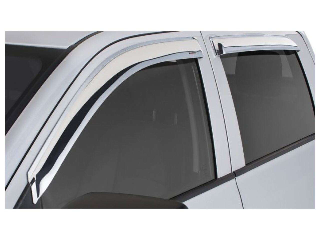 Stampede Tape-Onz Sidewind Deflector, Chrome, 4 pc. for 2019 Ram 1500 Classic