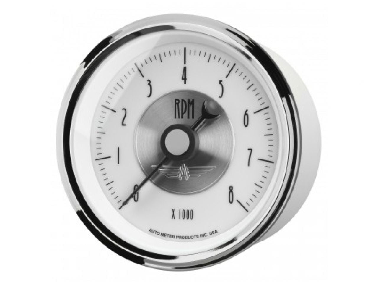 Autometer 3-3/8" In-Dash Tachometer, 0-8,000 RPM, Prestige Pearl