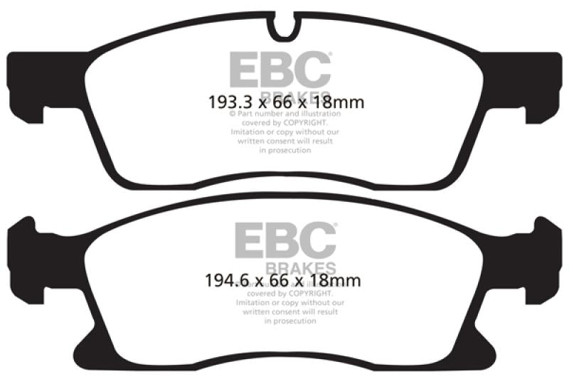 EBC Brakes Bluestuff Street and Track Day Brake Pads DP51871NDX Main Image