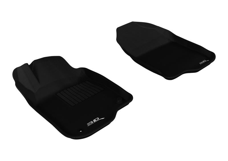 3D MAXpider 2008-2012 Chevrolet Malibu Kagu 1st Row Floormat - Black L1CH04811509 Main Image