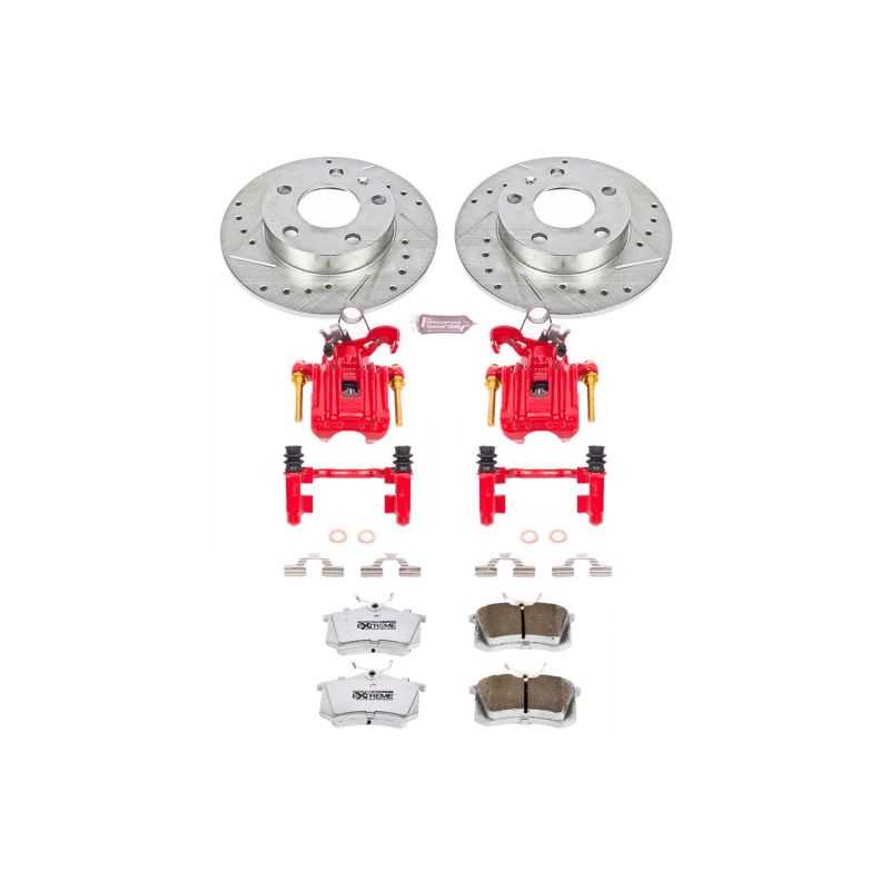 PowerStop PSB Z26 Street Kit w/Cals Brakes, Rotors & Pads Brake Kits - Performance D&S main image