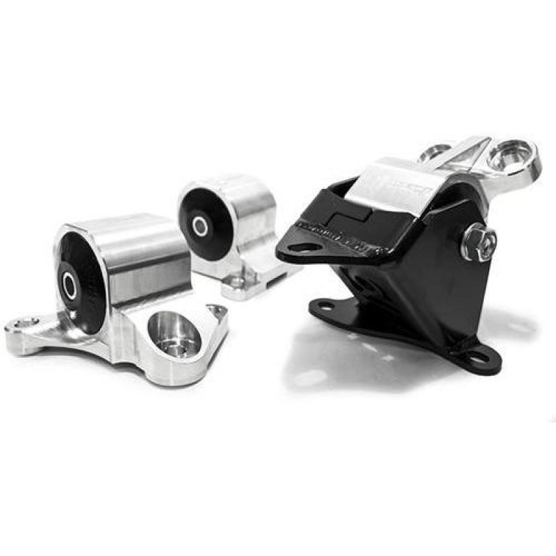 Innovative 96-00 Civic B/D Series Silver Aluminum Mounts 95A Bushings (2 Bolt) B10050-95A