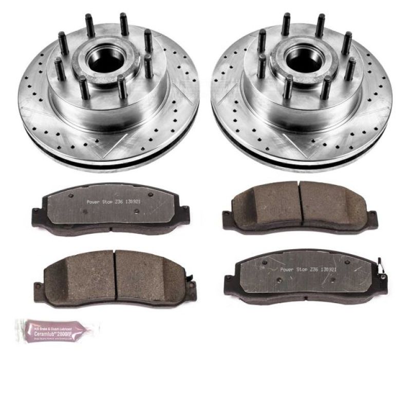 PowerStop PSB Z36 Truck & Tow Kit Brakes, Rotors & Pads Brake Kits - Performance D&S main image