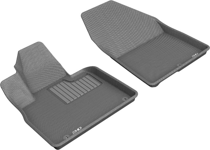 3D MAXpider 2019-2020 Hyundai Santa Fe Kagu 1st Row Floormat - Gray L1HY09311501 Main Image