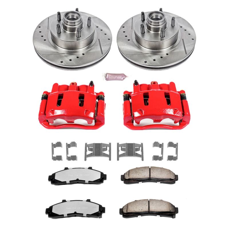 PowerStop PSB Z36 Truck & Tow Kit w/Cals Brakes, Rotors & Pads Brake Kits - Performance D&S main image