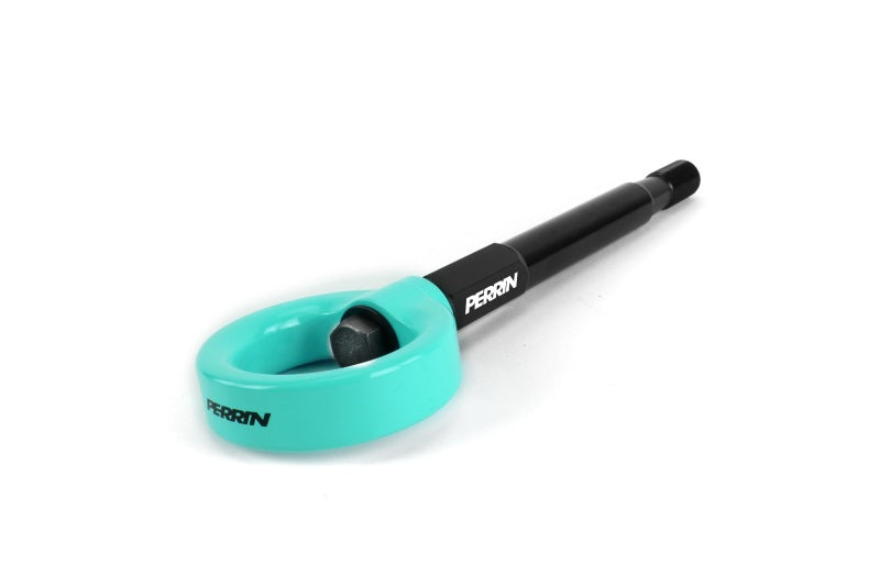 Perrin 2014+ Subaru Forester Tow Hook Kit (Front) - Hyper Teal PSP-BDY-237TE *Discontinued