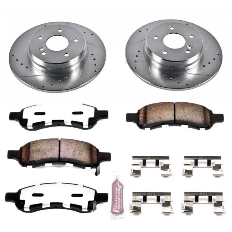 PowerStop PSB Z36 Truck & Tow Kit Brakes, Rotors & Pads Brake Kits - Performance D&S main image