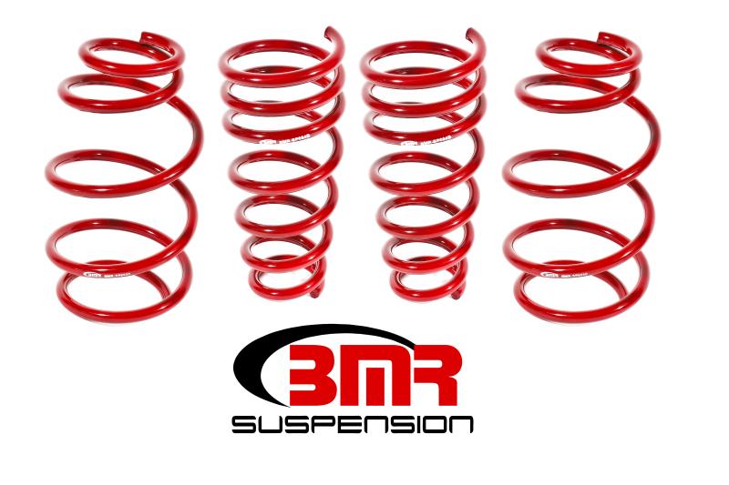 BMR 10-15 5th Gen Camaro V6 Lowering Spring Kit (Set Of 4) - Red SP052R Main Image