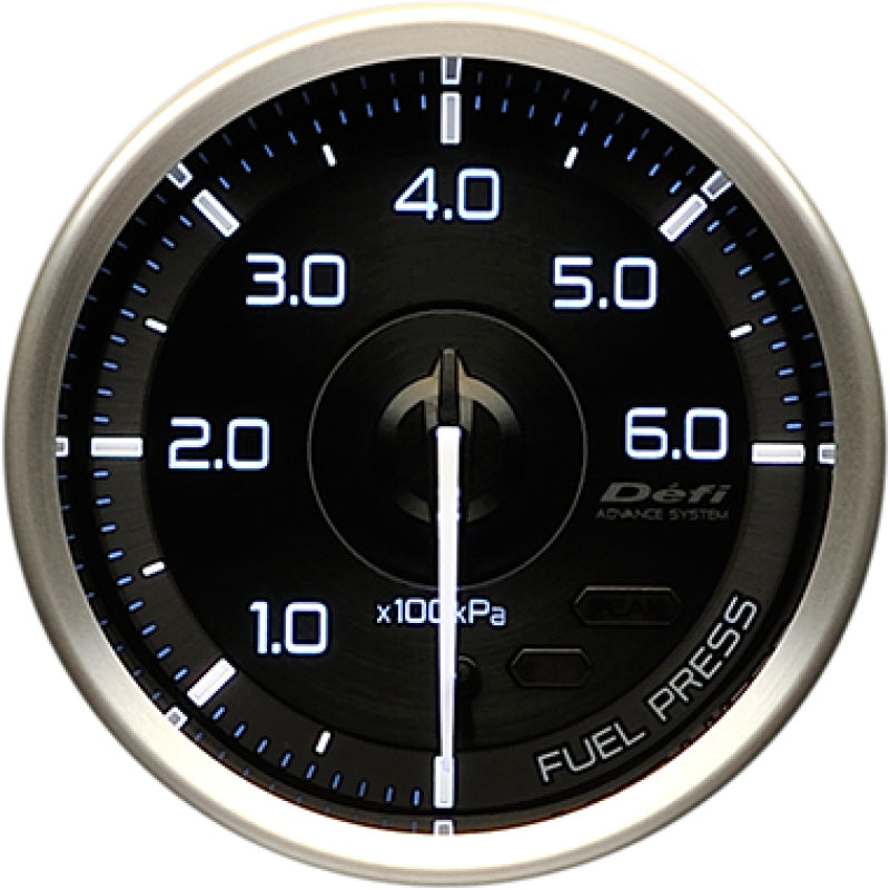 DEFI Advance A1 60mm Fuel Pressure Gauge 600KPA DF15101