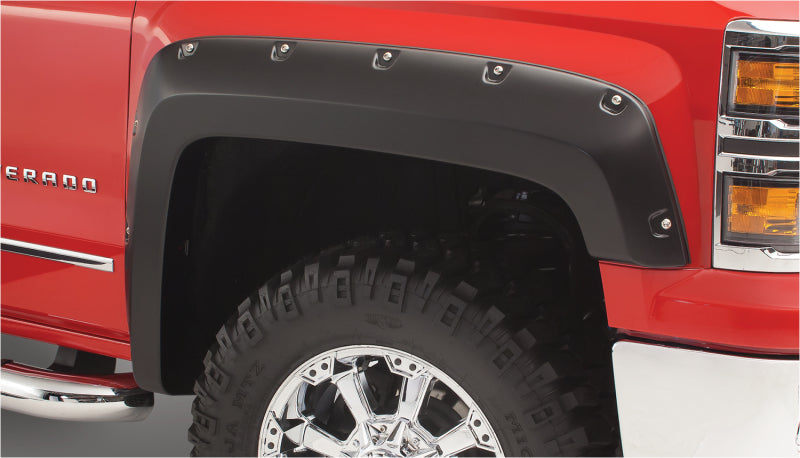 Bushwacker 11-16 Volkswagen Amarok Pocket Style Flares 4pc 61.2in Bed - Black 171901-02