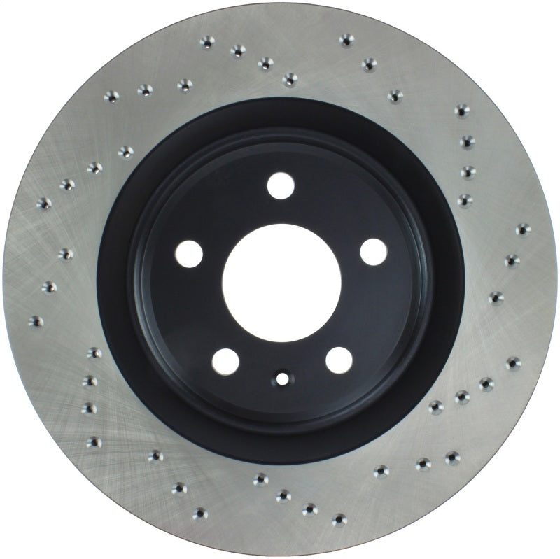 StopTech Sport Cryo Cross Drilled Brake Rotor; Front Right