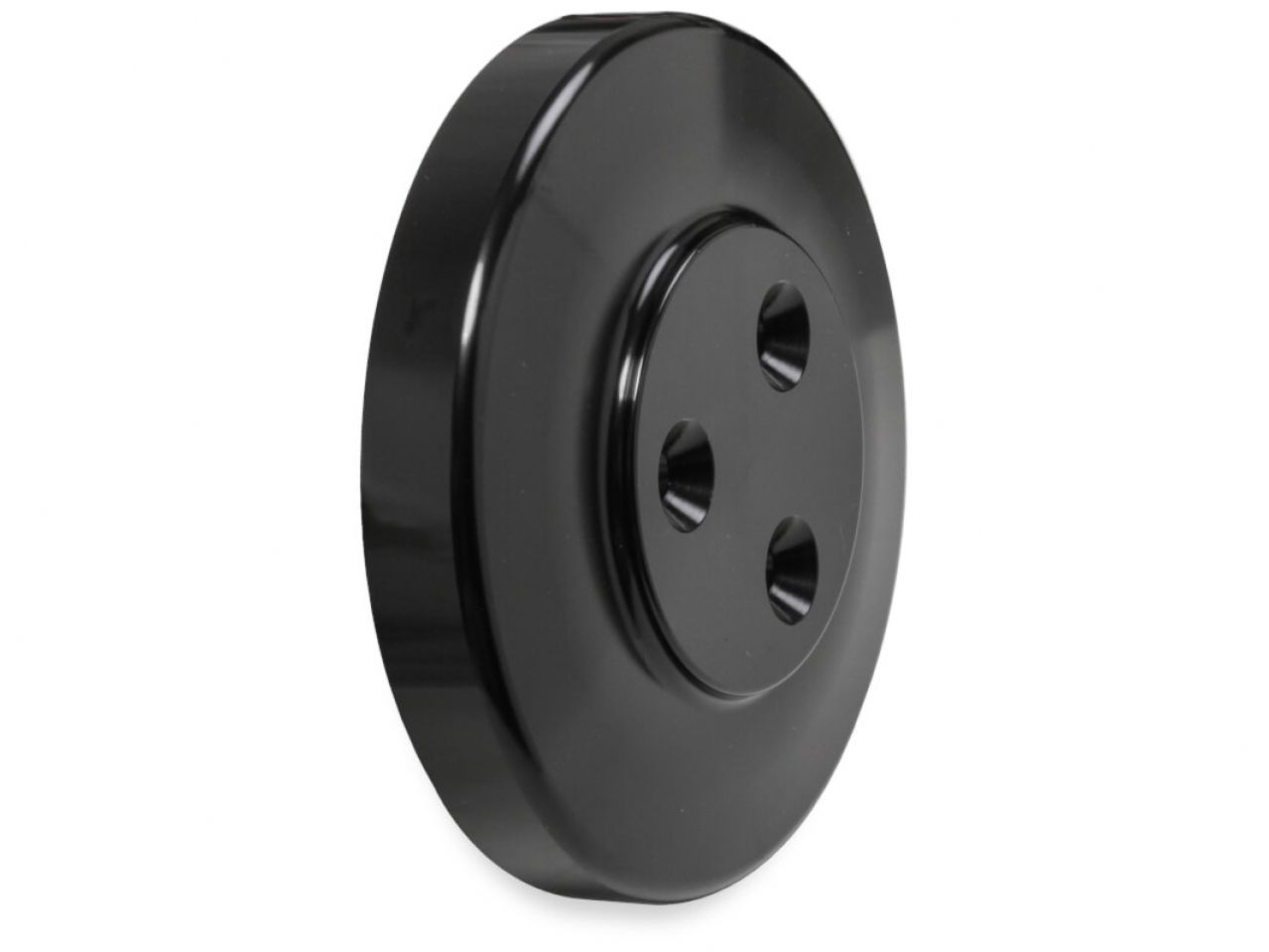 Holley SD7 Compressor Pulley Cover Black