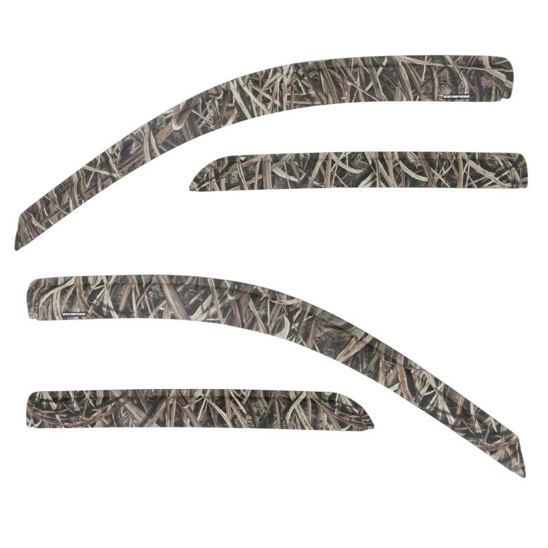 Stampede 2007-2013 Chevy Avalanche Crew Cab Pickup Tape-Onz Sidewind Deflector 4pc - Camo 6066-14 Main Image