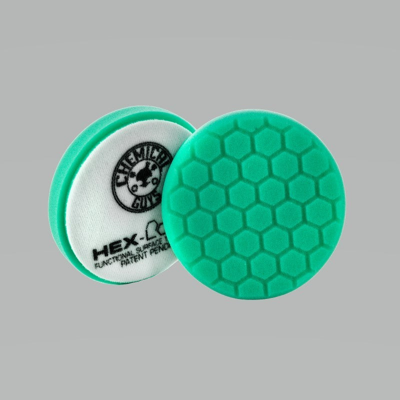 Chemical Guys Hex-Logic Self-Centered Heavy Polishing Pad - Green - 4in (P24) BUFX_103HEX4