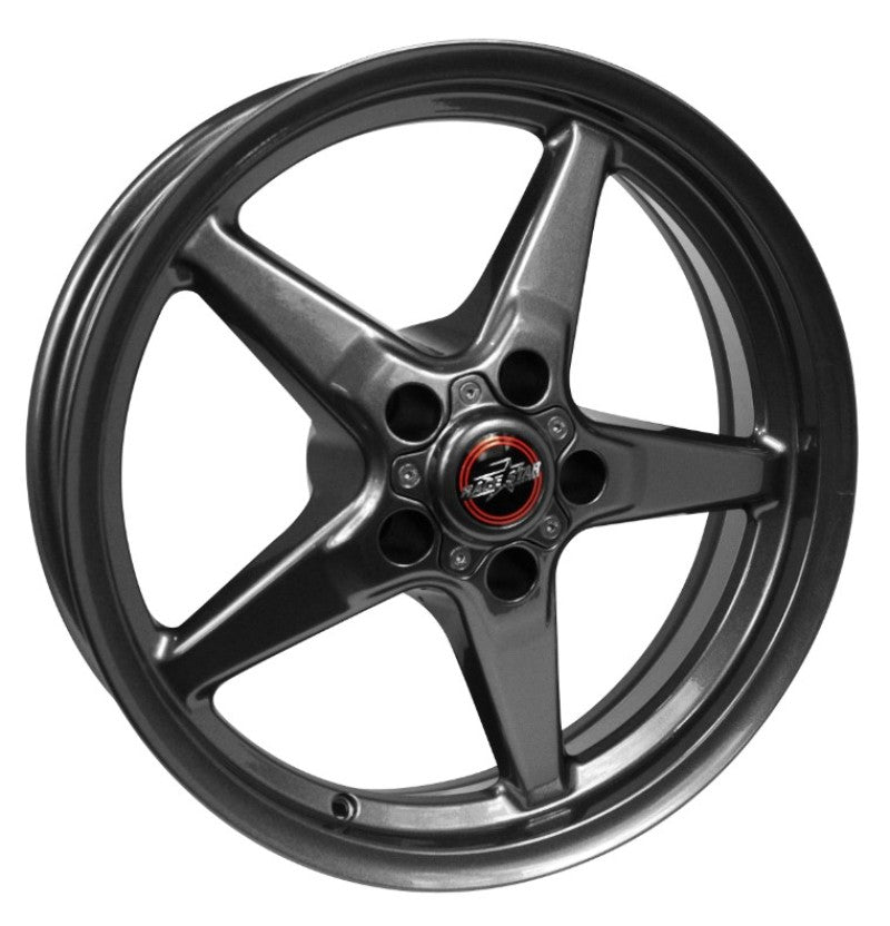 Race Star 92 Drag Star Bracket Racer 17x9.5 5x4.75 B.C./ 6.875 B.S. Metallic Gray Wheel 92-795253G