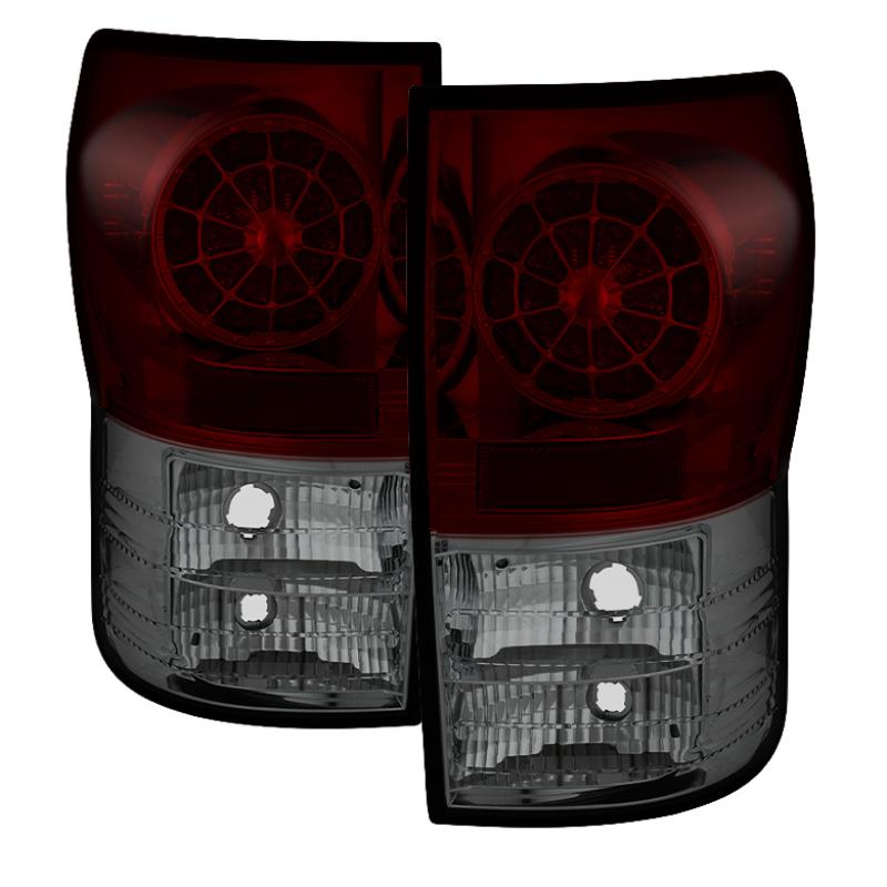 Spyder Toyota Tundra 07-13 LED Tail lights Red Smoke ALT-YD-TTU07-LED-RS 5029614 Main Image