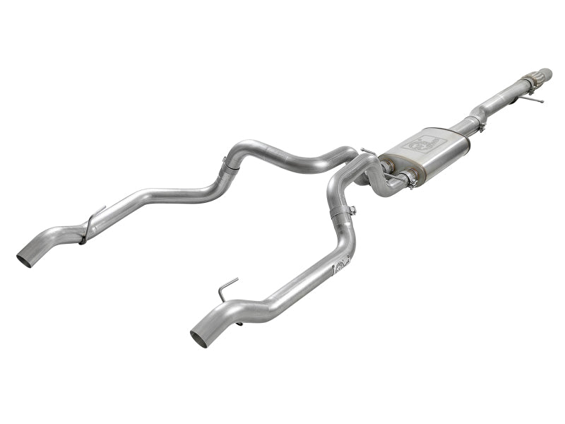 aFe Vulcan Series 4in-3in 304-SS Exhaust Cat-Back 2019 GM Silverado / Sierra 1500 V8-5.3L w/ OE Tips 49-34101