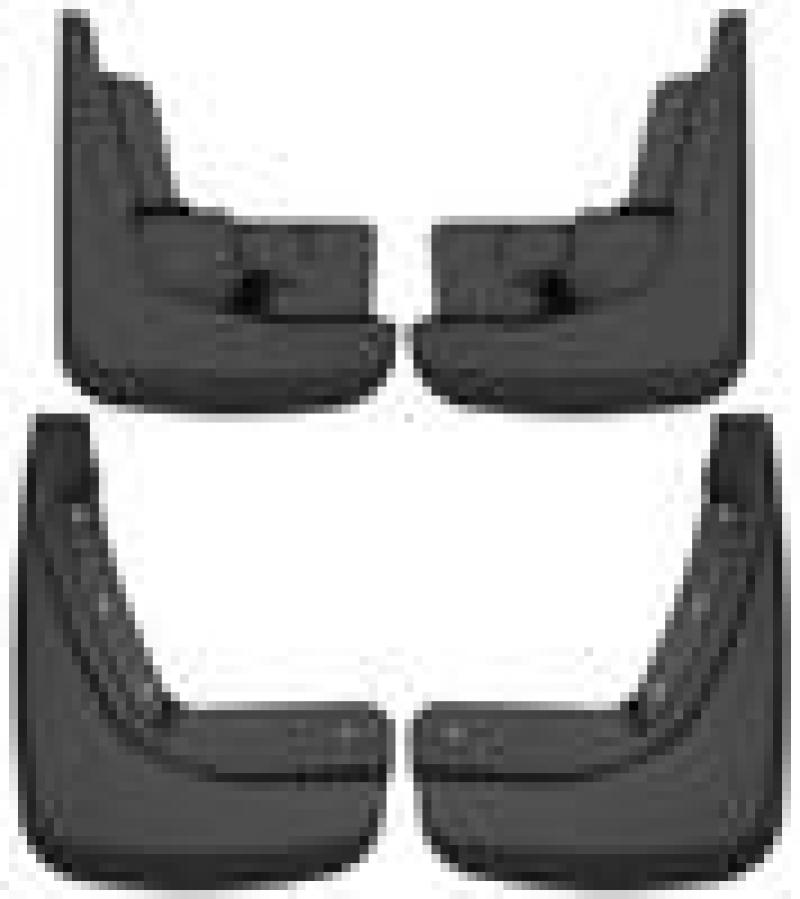 Husky Liners 20-21 Ford Explorer Front and Rear Mud Guard Set - Black 58506