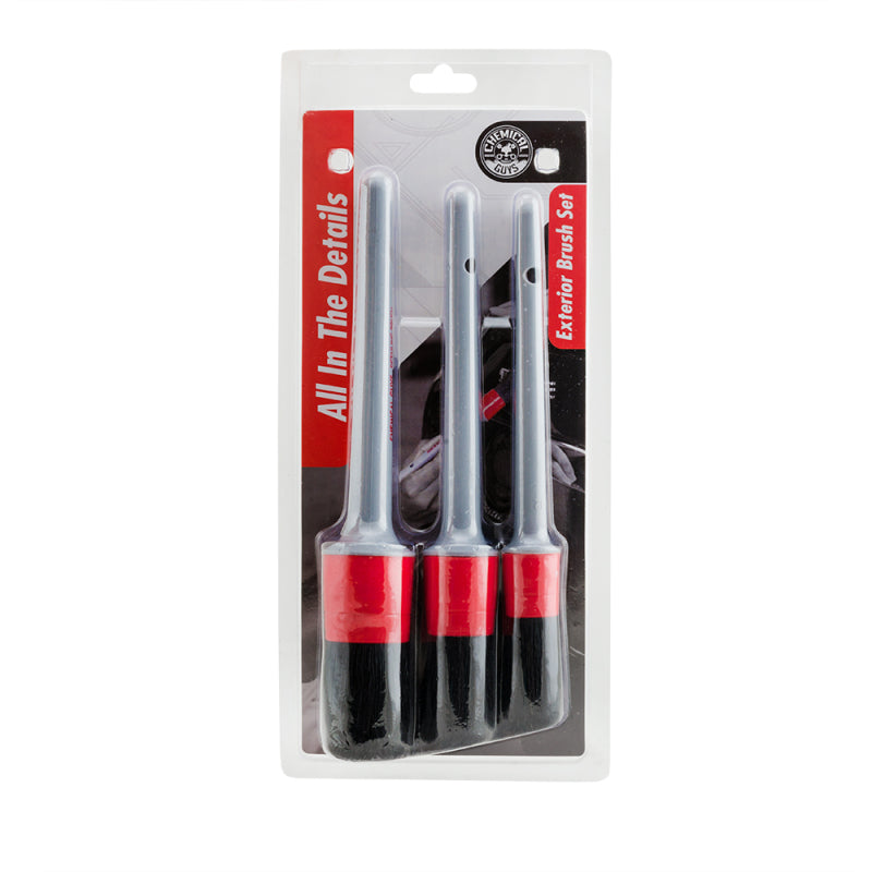 Chemical Guys Exterior Detailing Brushes - 3 Pack (P12) ACC601