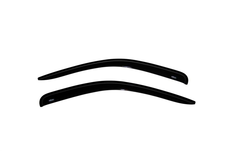 AVS 05-10 Dodge Dakota Quad Cab Ventvisor Outside Mount Window Deflectors 2pc - Smoke 92620 Main Image