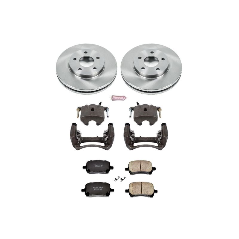 PowerStop PSB Autospecialty Kit w/Cals Brakes, Rotors & Pads Brake Kits - OE main image