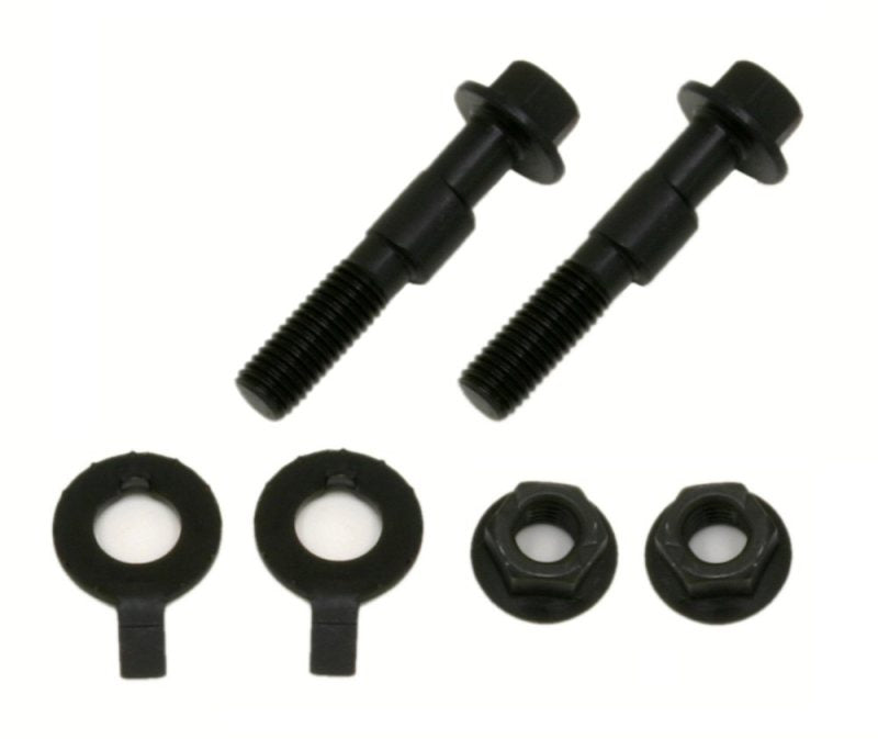 BMR 05-14 S197 Mustang Front Camber Bolts (2 Degree Offset) - Black FC001