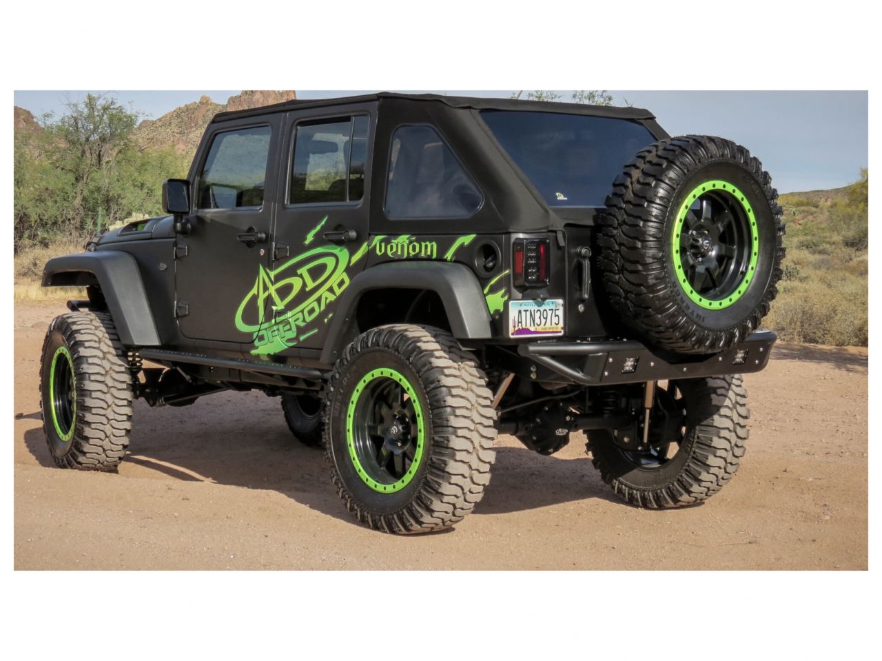 Addictive Desert Designs 2007 - 2018 Jeep JK Venom Rear Bumper
