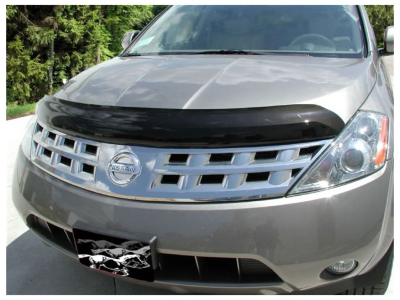 Stampede Vigilante Premium Hood Protector, Smoke, for 2003-2007 Nissan Murano