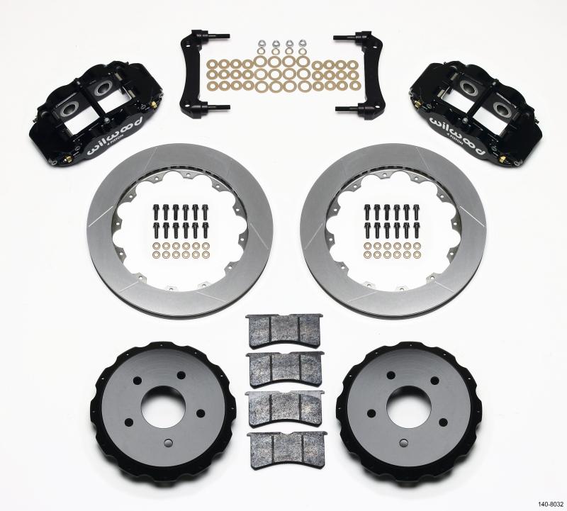 Wilwood Narrow Superlite 4R Rear Kit 12.88in 97-04 Corvette C5/Z06 140-8032 Main Image