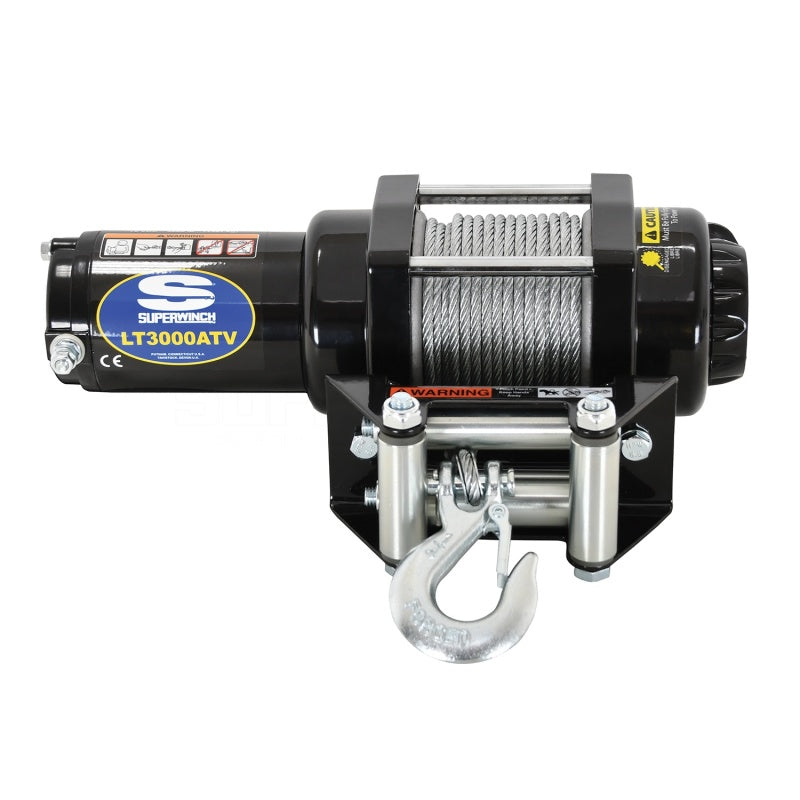 Superwinch 3000 LBS 12 VDC 3/16in x 50ft Steel Rope LT3000 Winch 1130220