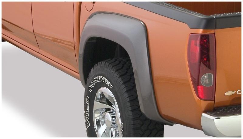 Bushwacker 04-12 GMC Canyon Extend-A-Fender Style Flares 2pc 61.1/72.8in Bed - Black 41028-02 Main Image