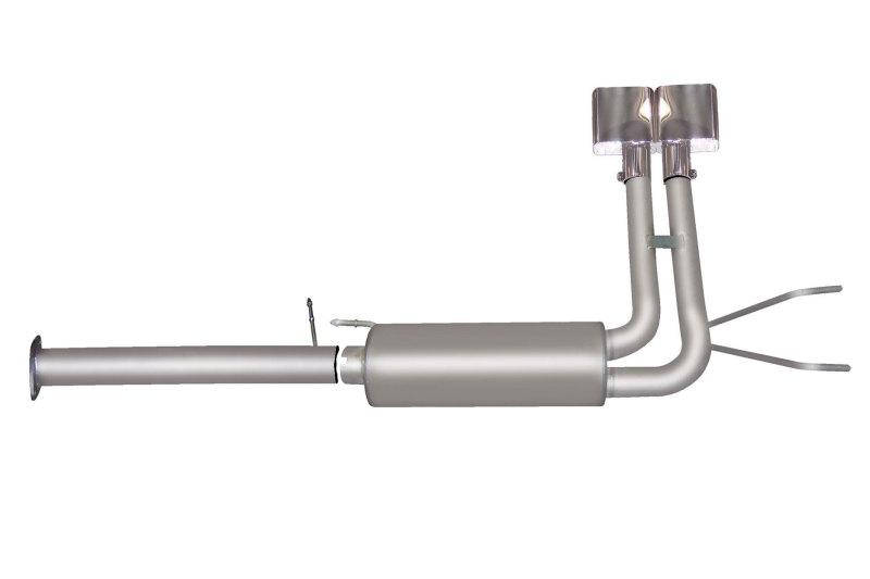 Gibson 06-08 Dodge Ram 1500 Laramie 5.7L 2.5in Cat-Back Super Truck Exhaust - Stainless 66563 Main Image