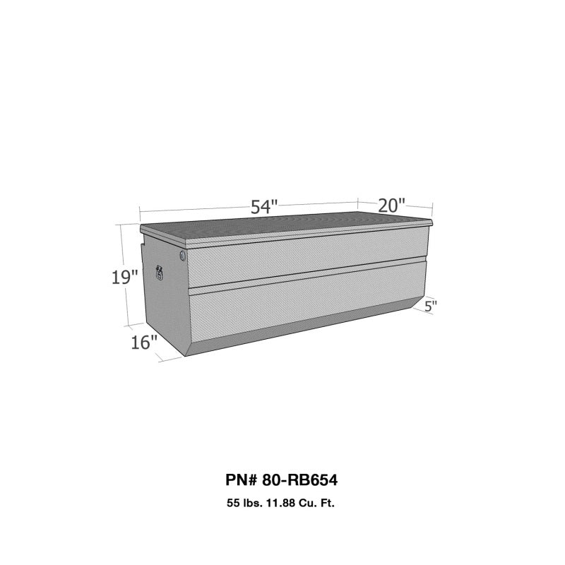 Westin WES Brute Chest Box Exterior Styling Tool Storage main image
