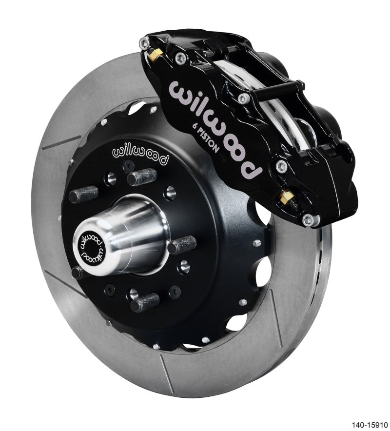 Wilwood Narrow Superlite 6R Front Big Brake Kit 12.88in GT Competition Series Rotor - Black 140-15910