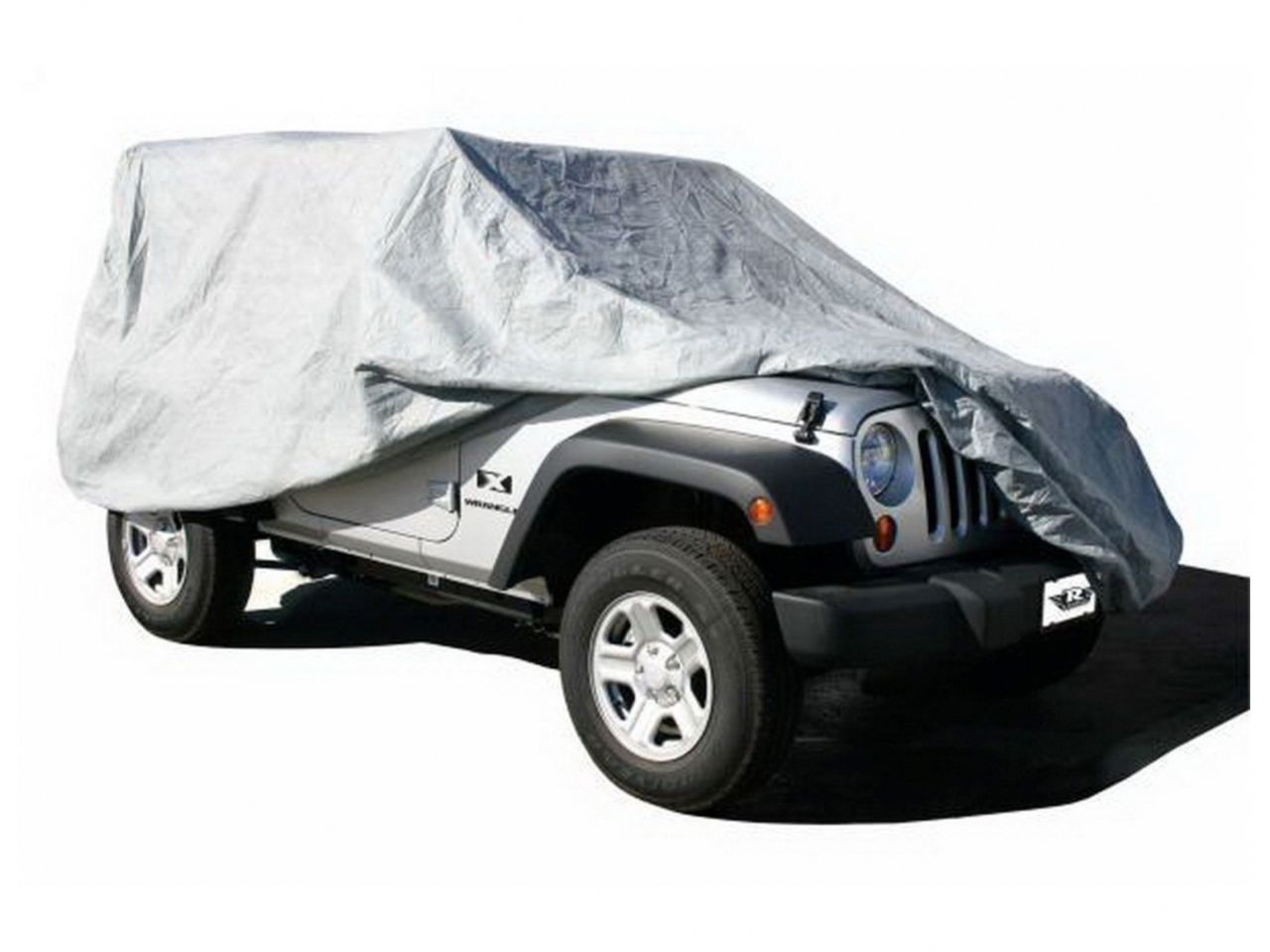 Rampage 4-Layer Breathable Full Car Cover with Lock, Cable & Storage Bag