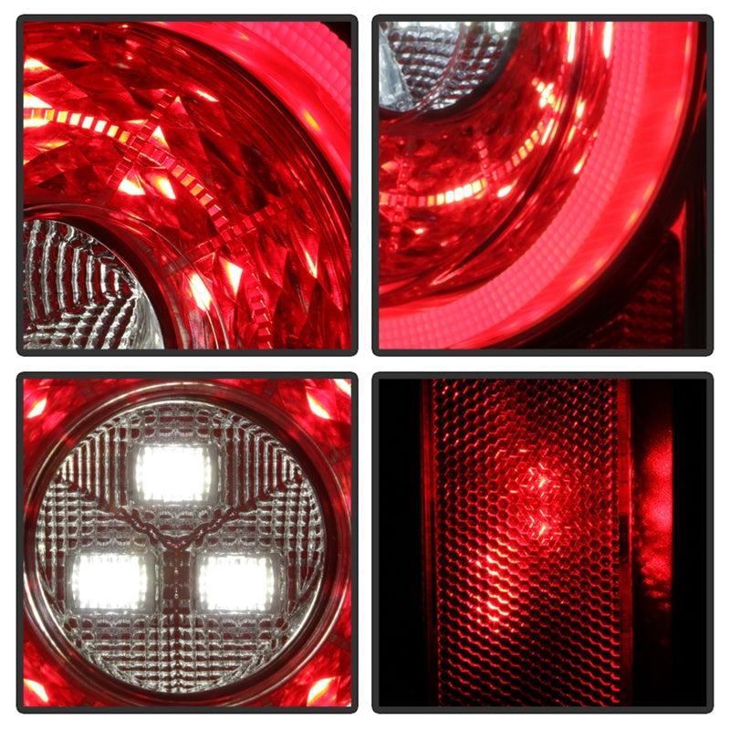 Spyder 19-20 Jeep Wrangler - Full LED Tail Lights - Seq Turn Signal - Chrome ALT-YD-JW19-SEQ-C 5086167