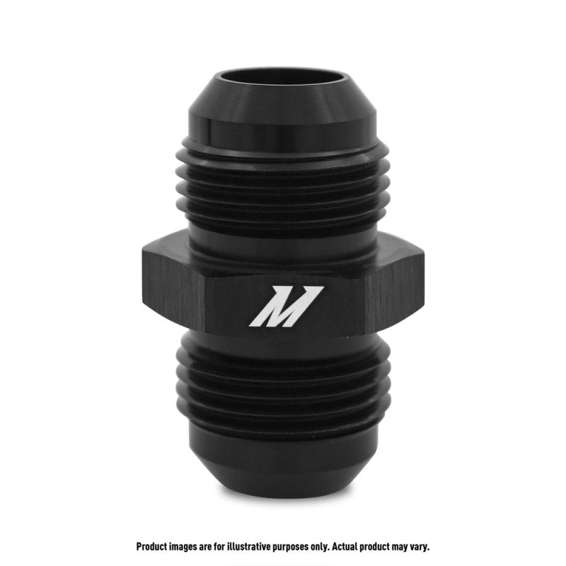 Mishimoto Aluminum -4AN Union Fitting - Black MMFT-UN-04