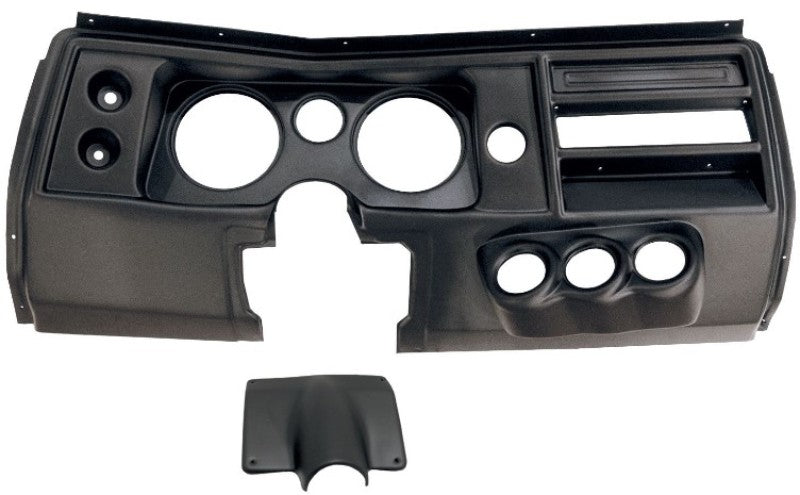 Autometer 1968 Chevrolet Chevelle No Vent Direct Fit Gauge Panel 5in x2 / 2-1/16in x4 2903