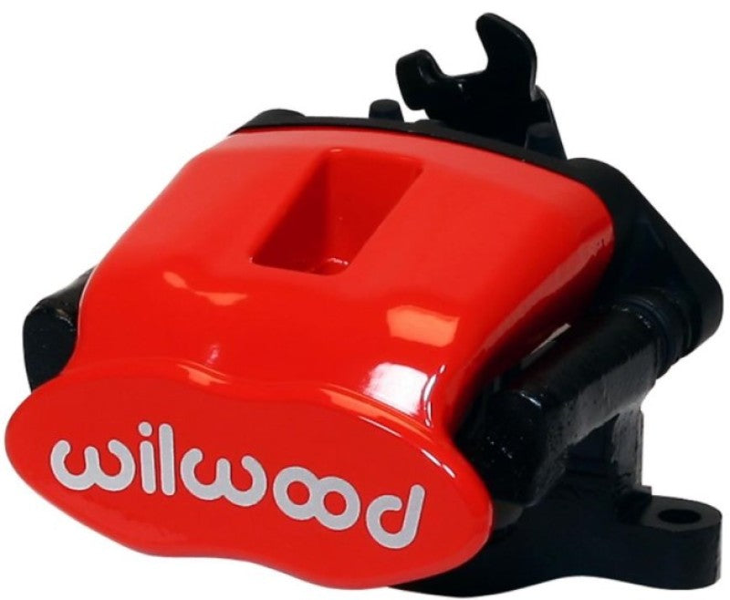 Wilwood Caliper-Combination Parking Brake-R/H-Red 41mm piston .81in Disc 120-10113-RD