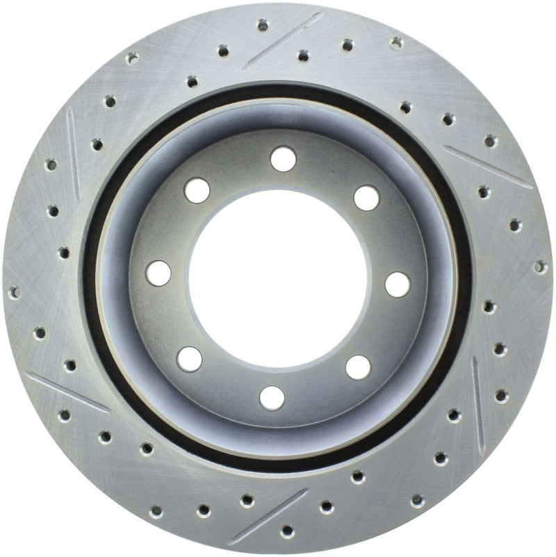 StopTech Select Sport Drilled & Slotted Rotor - Left - Rear 227.66044L