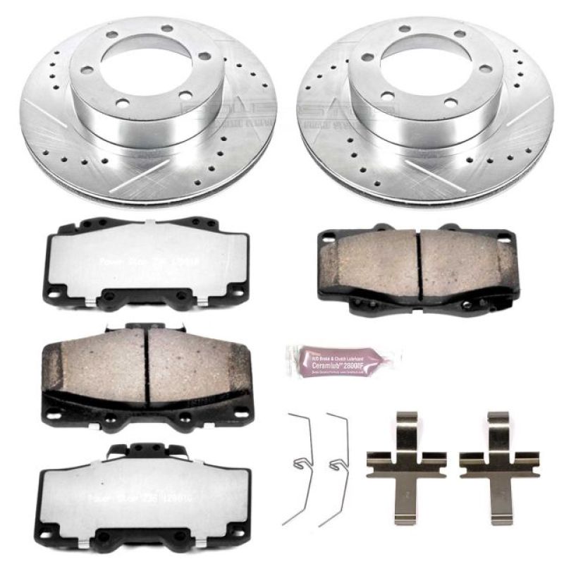 PowerStop PSB Z36 Truck & Tow Kit Brakes, Rotors & Pads Brake Kits - Performance D&S main image