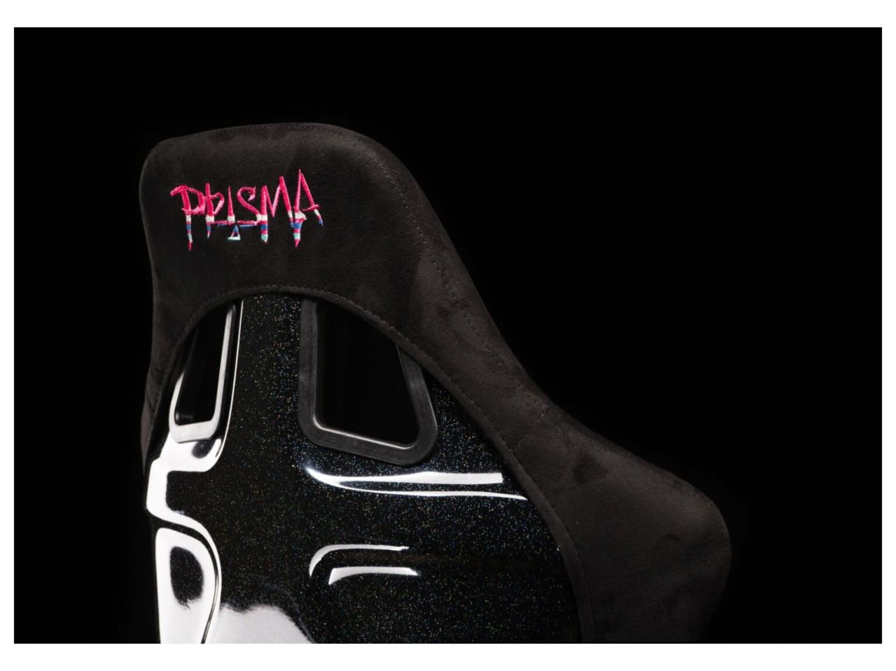 NRG FRP Bucket Seat PRISMA Edition with pearlized back. All Suede material