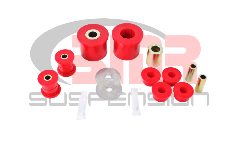 BMR 08-09 Pontiac G8 Rear Suspension Bushing Kit (BK004 BK005 BK006) - Black/Red BK007