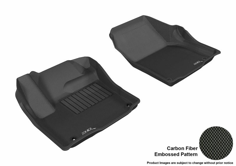 3D MAXpider 2012-2020 Land Rover Range Rover Evoque Kagu 1st Row Floormat - Black L1LR00611509 Main Image