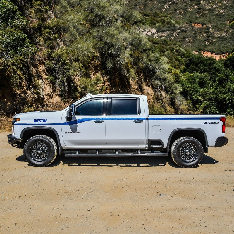 Westin 2020 Chevy Silverado 2500 Crew Cab (6.5ft Bed) R5 M-Series XD W2W Nerf Bars - Textured Black 28-5234765