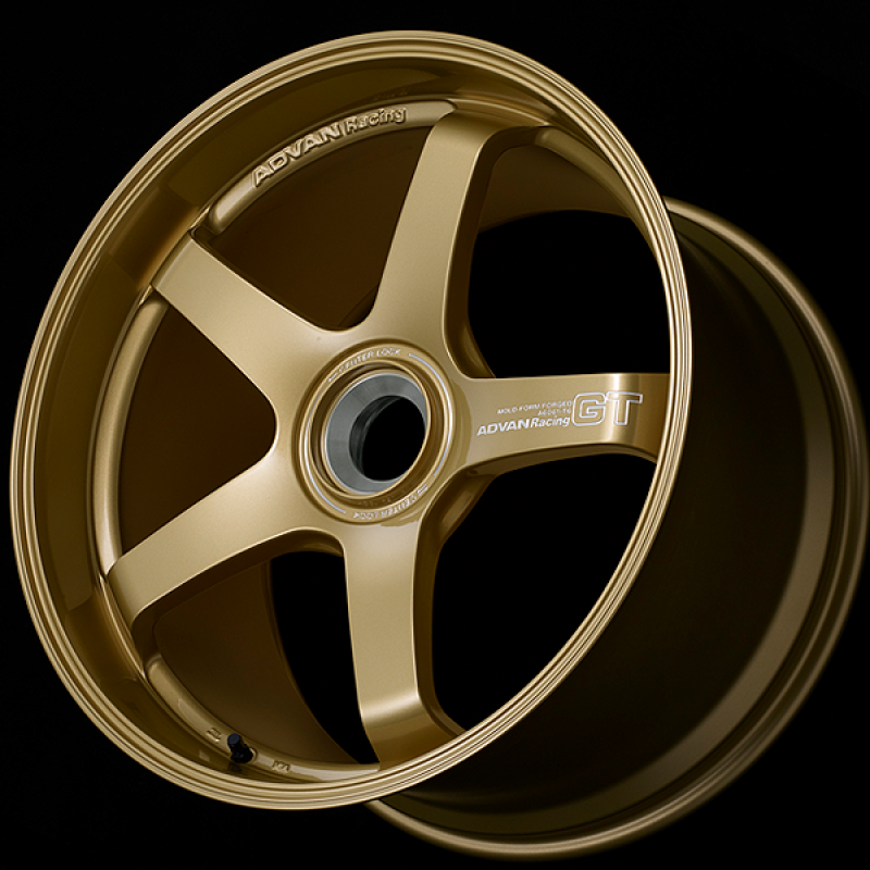 Advan GT Premium Version (Center Lock) 21x12.5 +44 Racing Gold Metallic Wheel YAQ1P44IZP